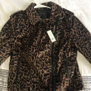 Leaopard print jacket